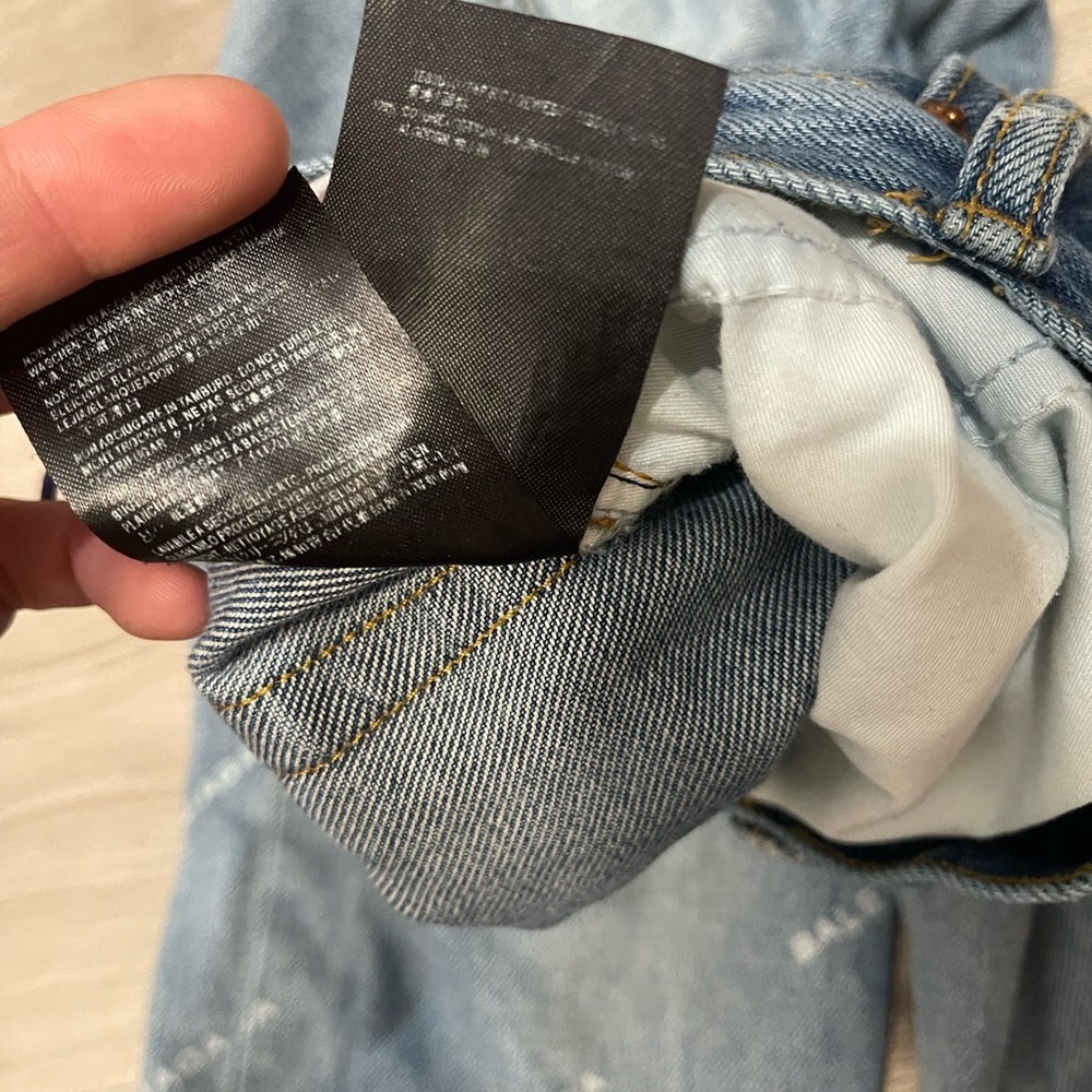 Balenciaga logo jeans